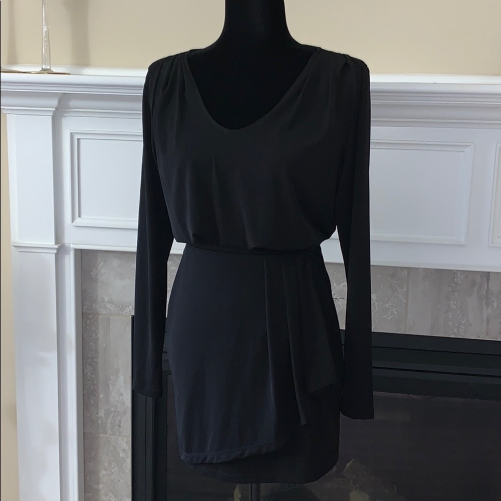 BCBG generation Long sleeve black dress size XS